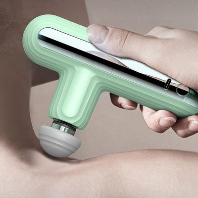 Direct Factory New Design Pink Fitness Muscle Massage Gun Mini Pocket Fascial Gun Massage