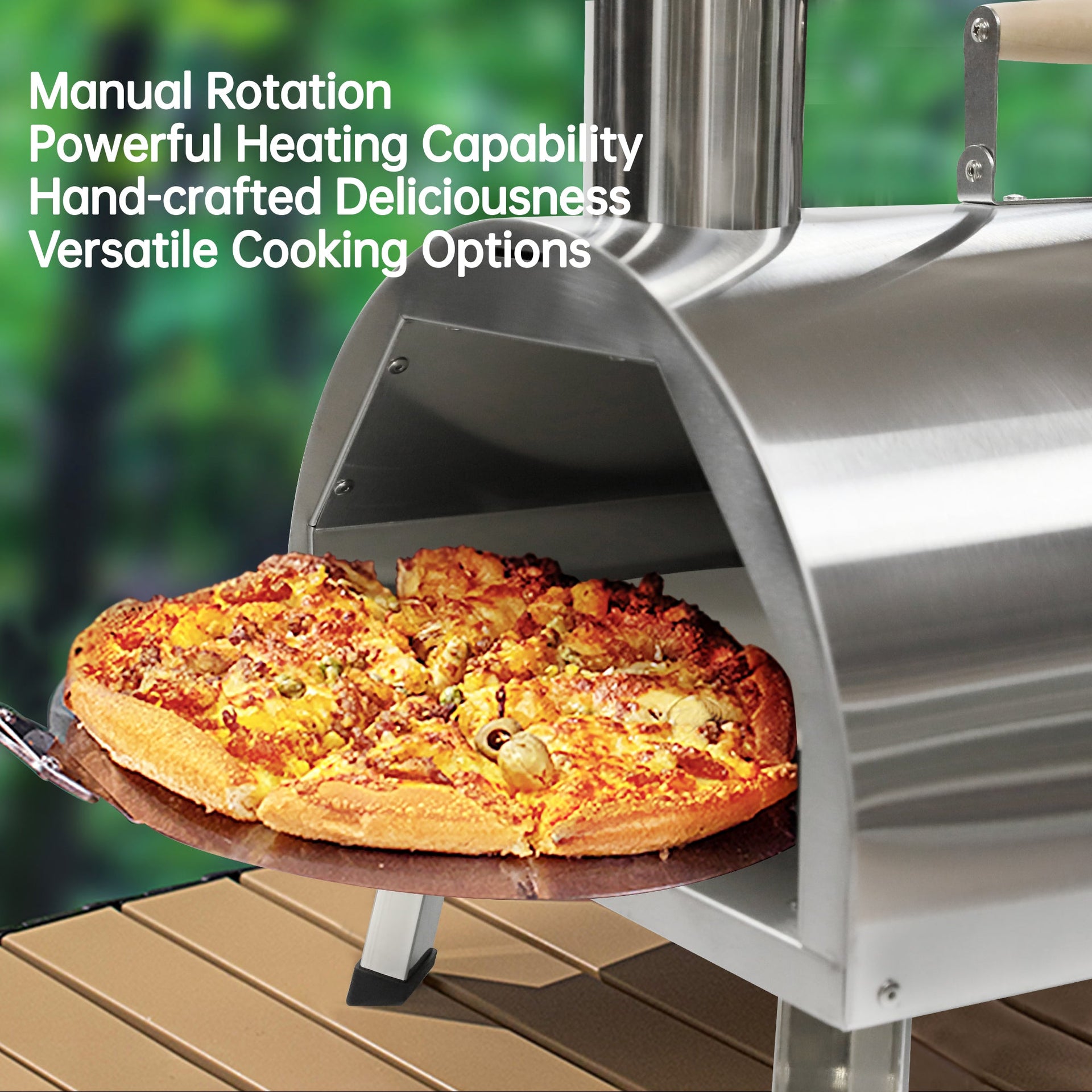 Silver Pizza Oven Outdoor 12