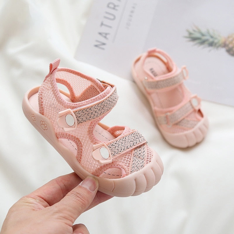 Brand Children's Cotton Sandals Comfortable Men's and Women's Slippers Delicate Baby Garden Shoes Beach Shoes Little Girl Shoes