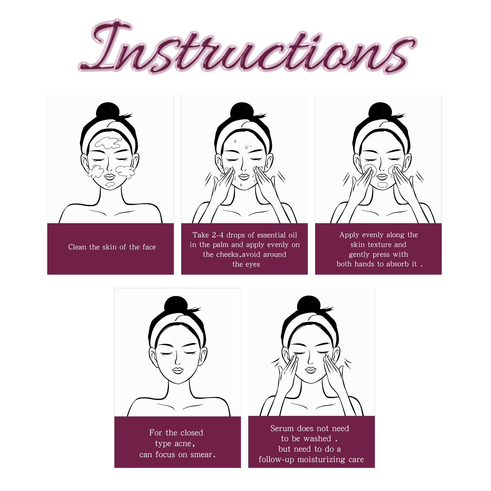 Tamanu Facial Oil, Relieves Acne Marks Fine Lines Moisturizes and Firms Skin Essential Oil