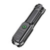 New Telescopic Zoom Glare Flashlight USB Charging Compact Portable Spotlight Long-Range Floodlight Outdoor Lighting