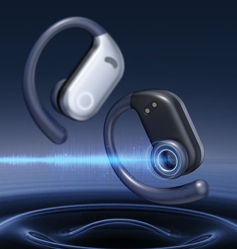 M78 Open Bluetooth Earphones Noise Reduction Wireless Ear Hanging Running Sports Digital Display Earphones