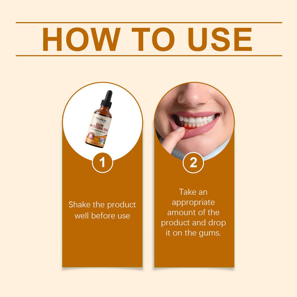 Herbal Gum Repair Solution, Gently Cleans Tartar Stains And Relieves Discomfort Care For Teeth