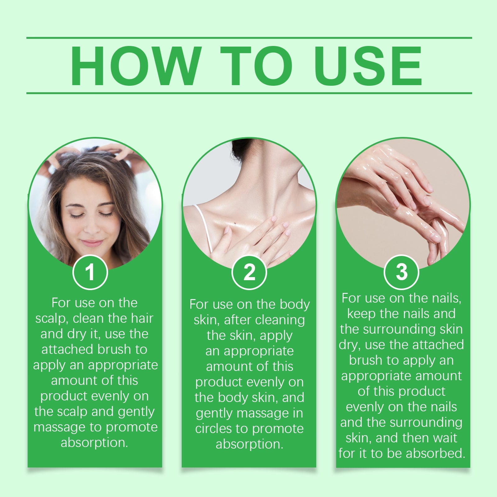 Rosemary Black Castor Batana Oil Nourishing Moisturizing Repair Hydrating Hair And Nail Care Essence