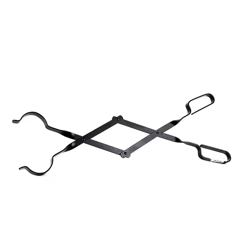 The Grizzly Grabber Fire Tongs are 26 - inch, heavy - duty, rust - resistant tools for camping and indoor/outdoor use.