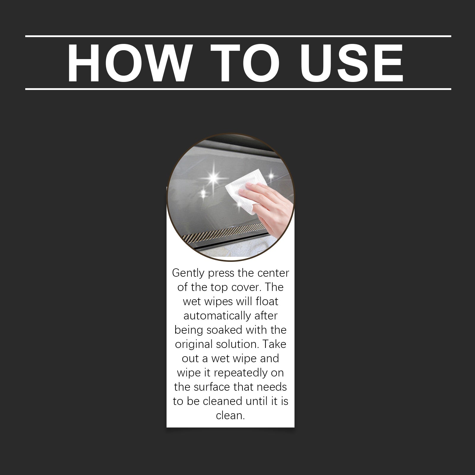 Press Cleaning Wipes Household Multi-Purpose Cleaning Daily Easy-To-Carry Decontamination Cleaning Wipes