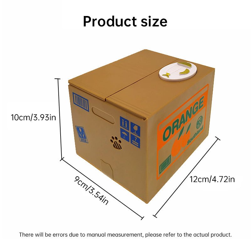 Automated Plastic Coin Bank in Panda/Cat Shape - Electronic Deposit, Savings for Kids, Great Gift