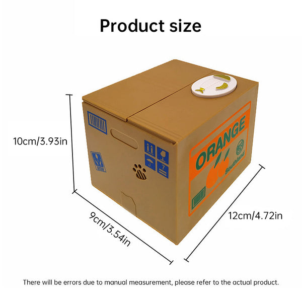 Automated Plastic Coin Bank in Panda/Cat Shape - Electronic Deposit, Savings for Kids, Great Gift