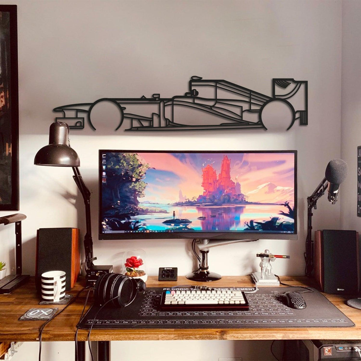 2012 RB8 Detailed Metal Car Wall Art - MT0477