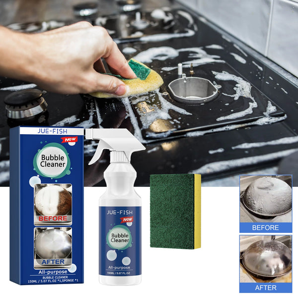 Kitchen Grease Foam Cleaner Range Hood Stove Exhaust Pipe Wall Kitchen Utensils Grease Cleaner