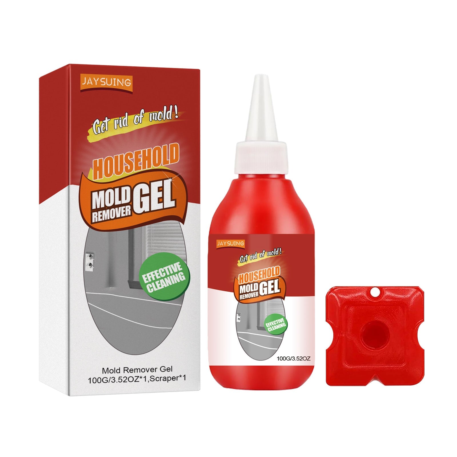 Mildew Remover Gel, Powerful Mildew Remover For Household Bathroom Wall Tile Floor Stain Cleaner