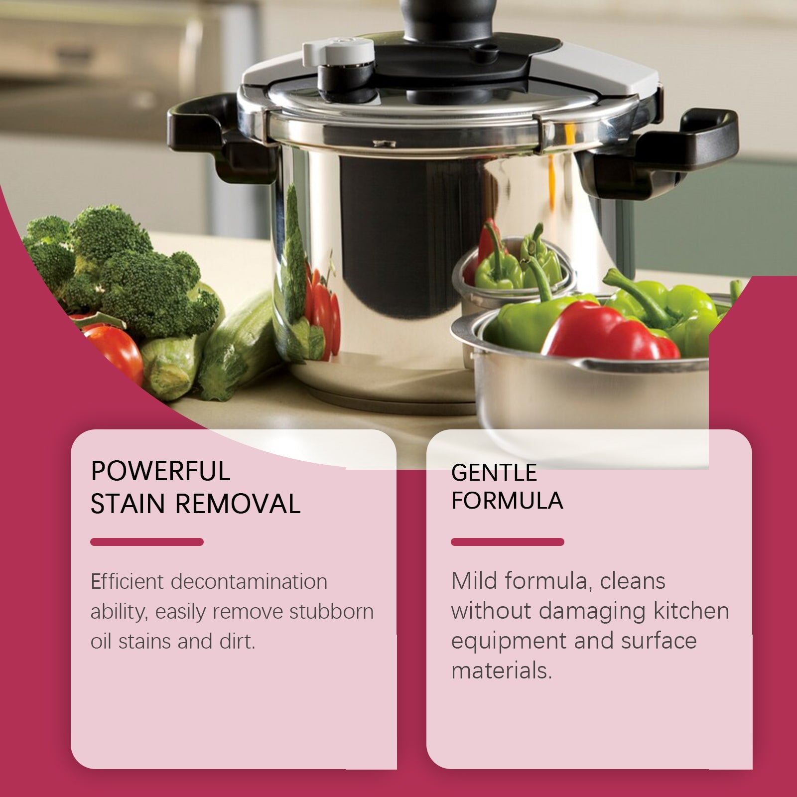 Kitchen Oil Cleaning Cream, Mild Multi-Functional Cleaning Cream To Clean The Kitchen Heavy Oil Cleaning