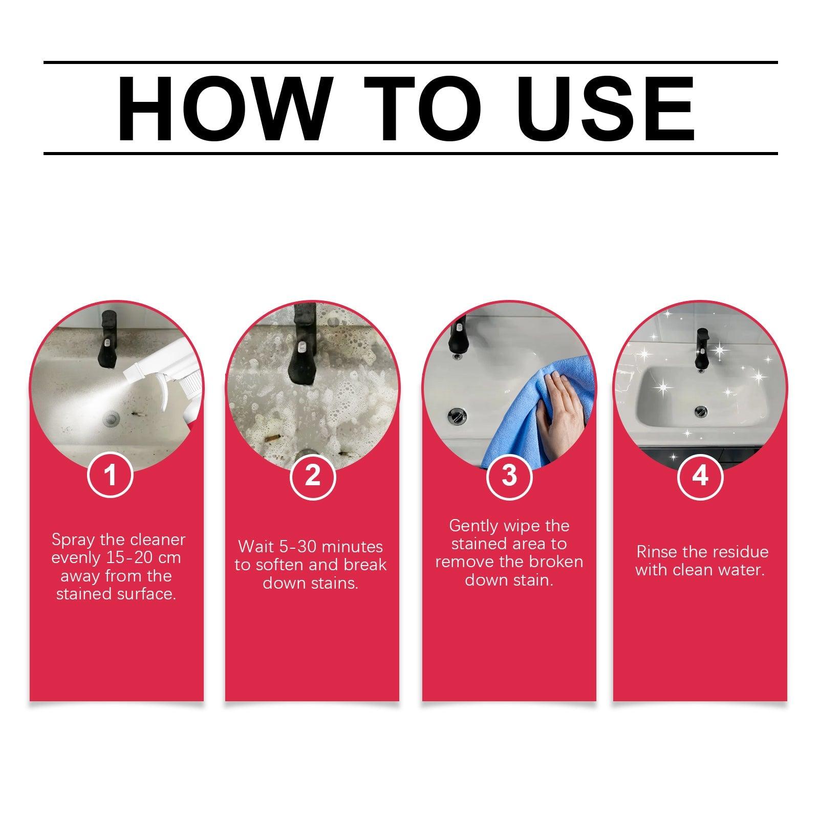 Dirt Dissolver Indoor Wall And Bathroom Tile Dirt Cleaning Multi-Effect Cleaning Spray