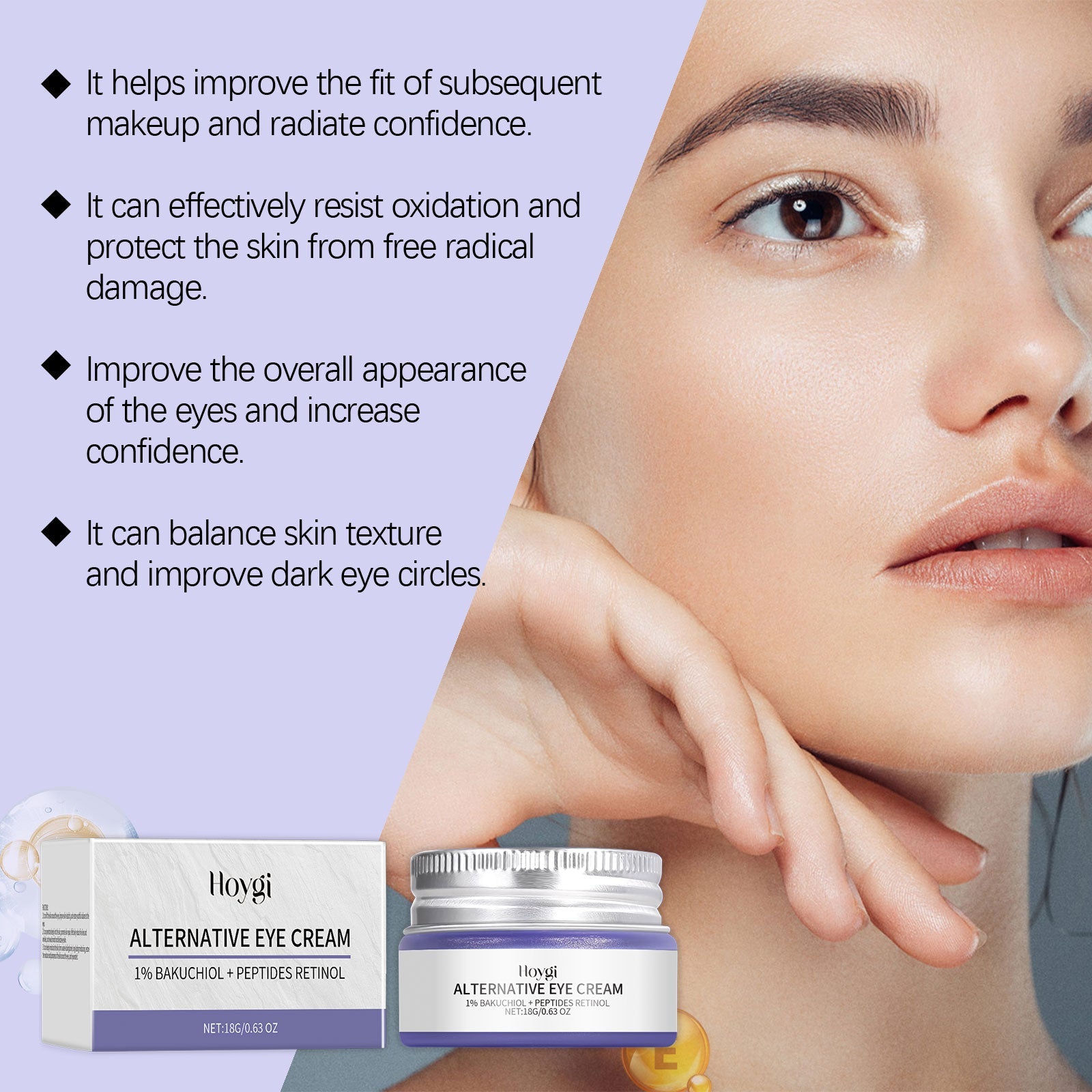 Retinol Eye Cream Moisturizing And Gentle Moisturizing Repair Around The Eye Skin To Reduce Fine Lines Eye Cream