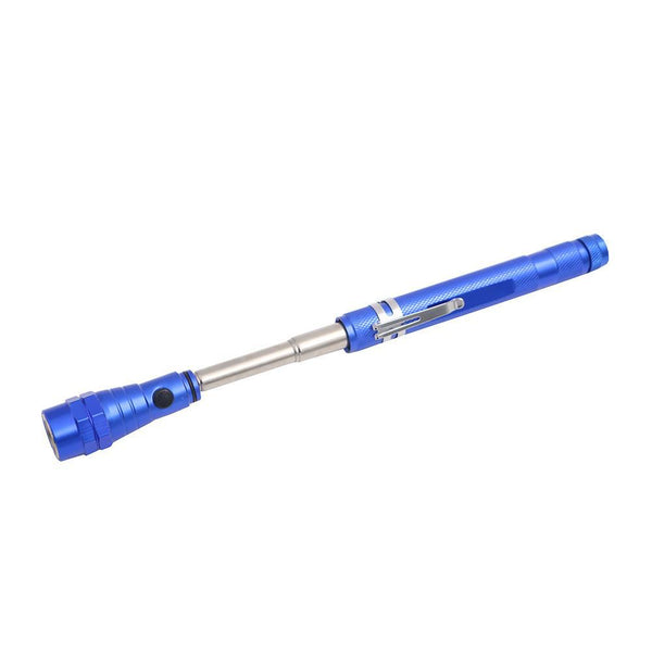 Outdoor Camping Tactical Flash Light Torch Spotlight 3x LED Telescopic Flexible Magnetic LED
