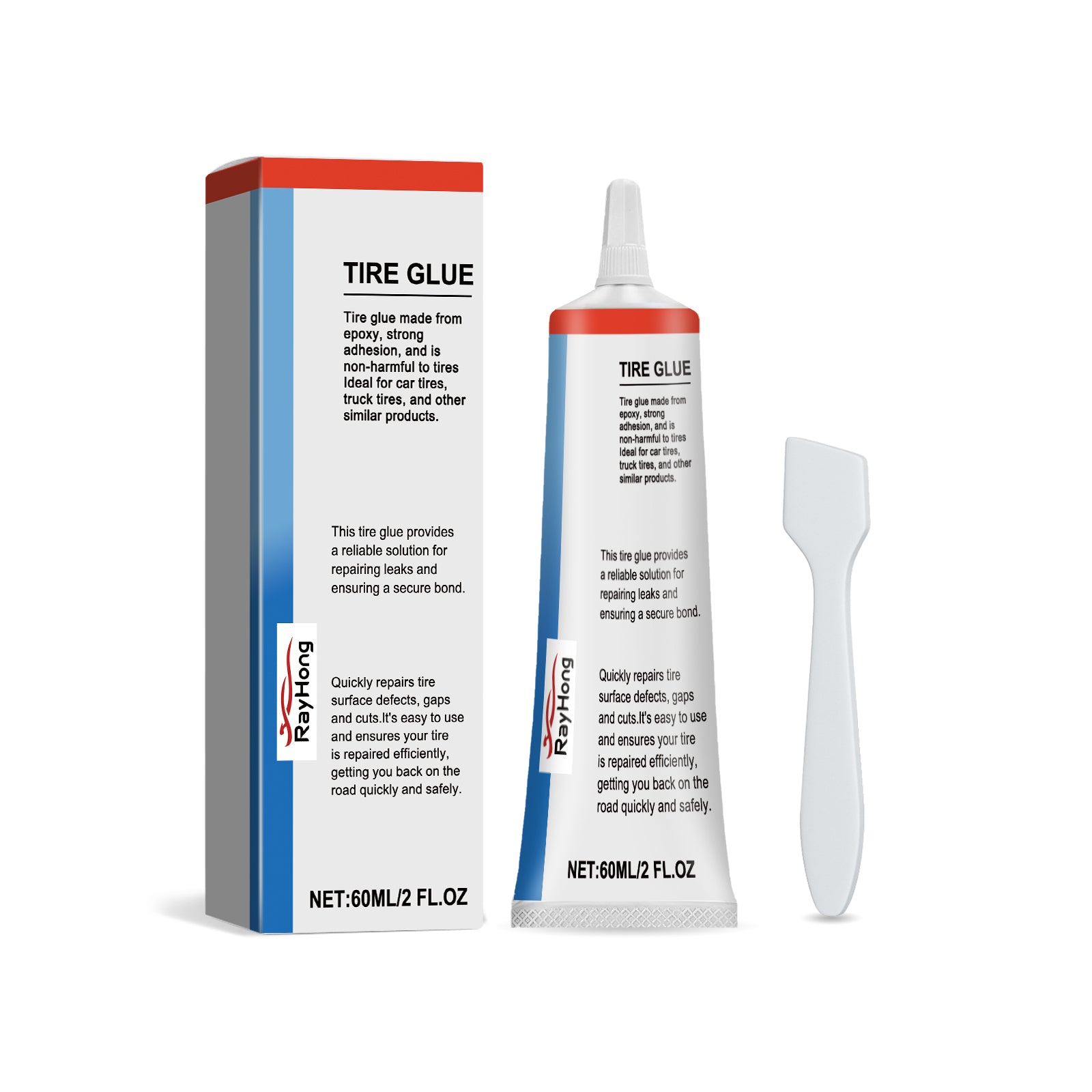 Tire Repair Kit, Soft Repair Glue For Repairing Cracks And Scratches On The Side Of Car Tires