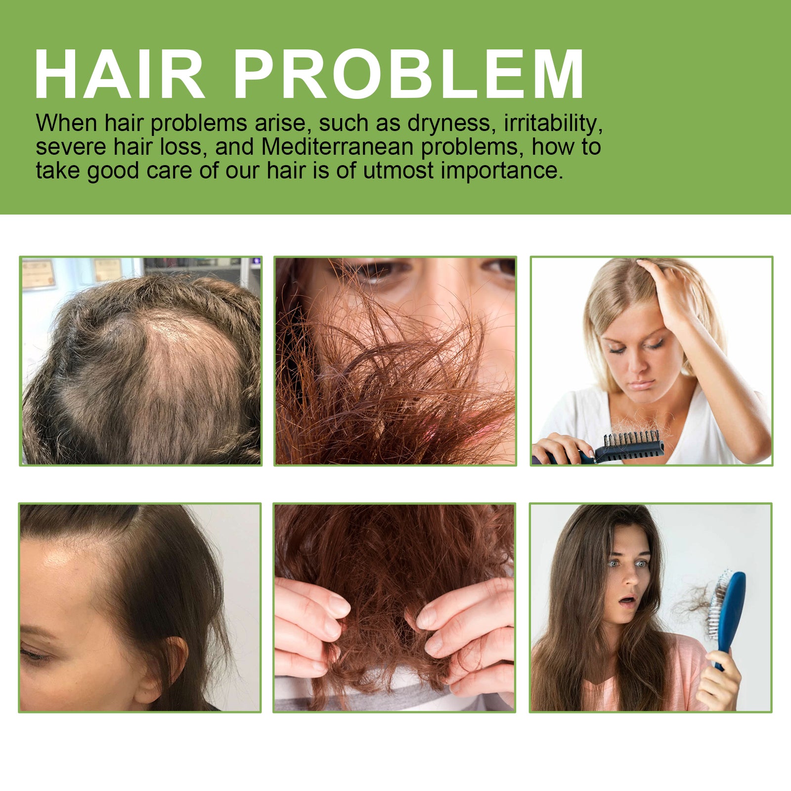 Hair Dense Essential Oil Repair Hair Damage, Strong Hair Thick, Smooth, Moisturizing And Nourishing Anti-Thinning Hair Oil