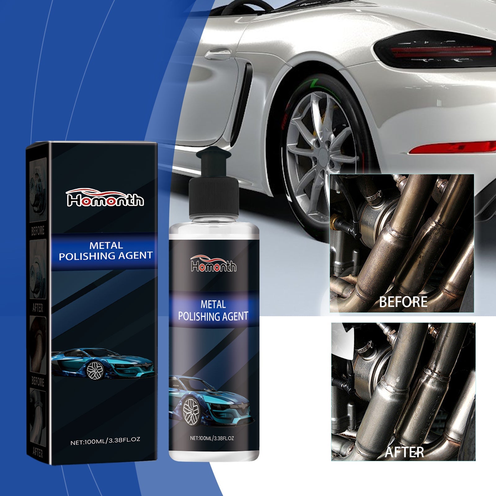 Metal Polishes, Auto Metal Polishes Clean Stainless Steel Polishes Rust Remover