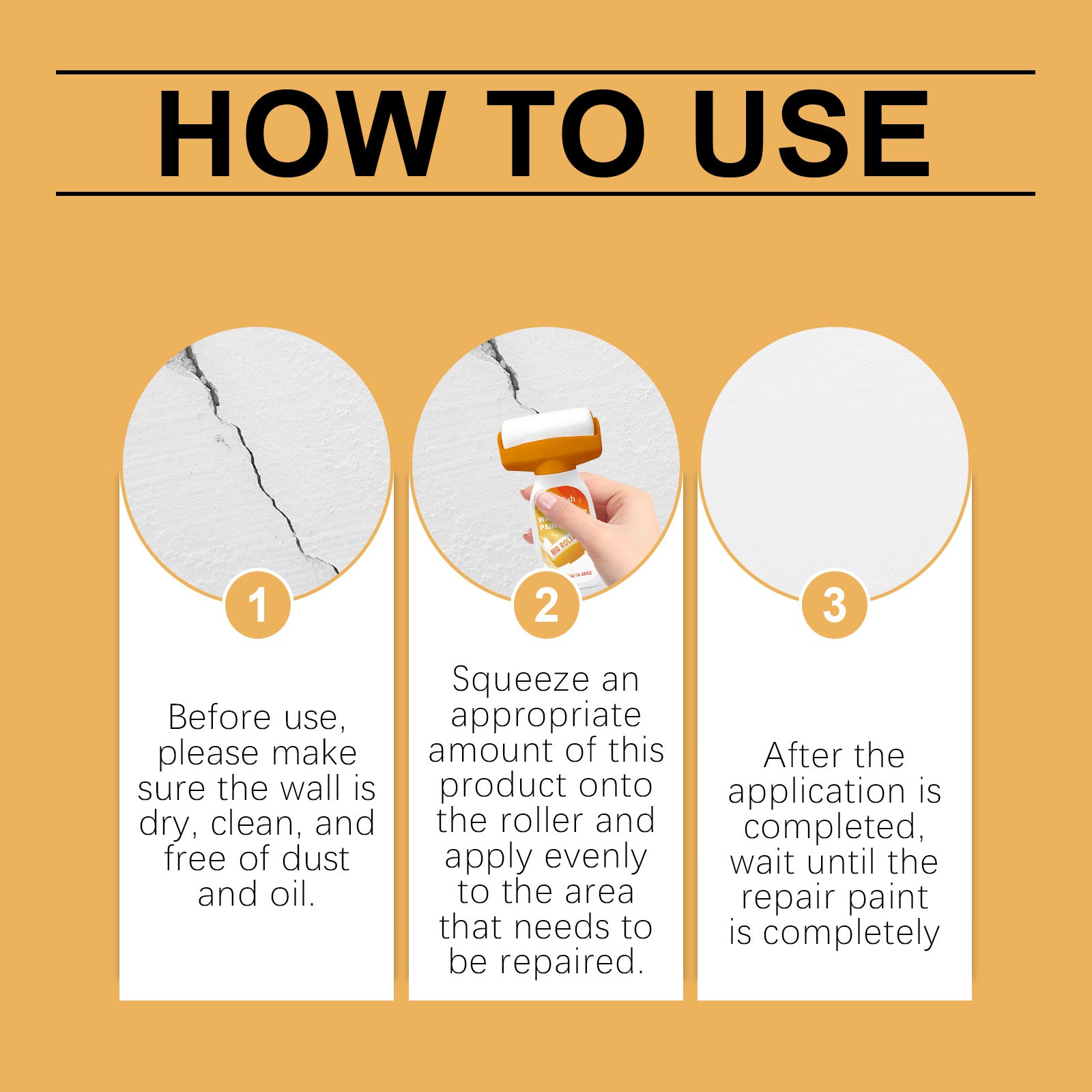 Wall Repair Roller Paint Repair Wall Holes Peels And Cracks Nail Eye Wall Paint Wall Repair Paste