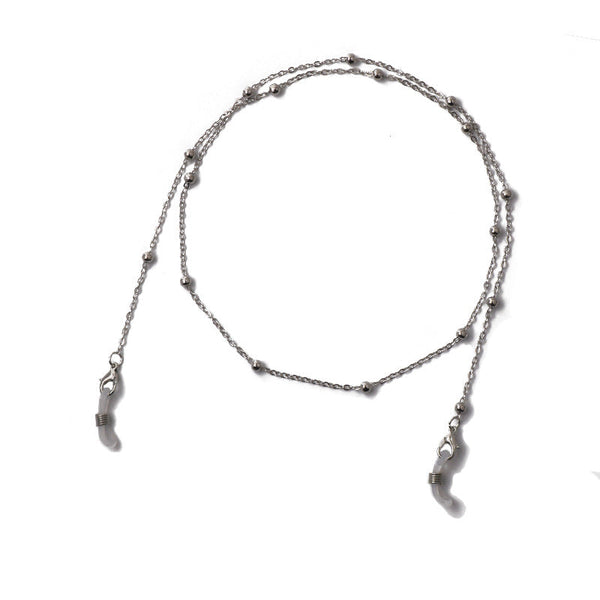 Bead metal glasses chain mask chain women's sunglasses chain accessories non-slip dual use