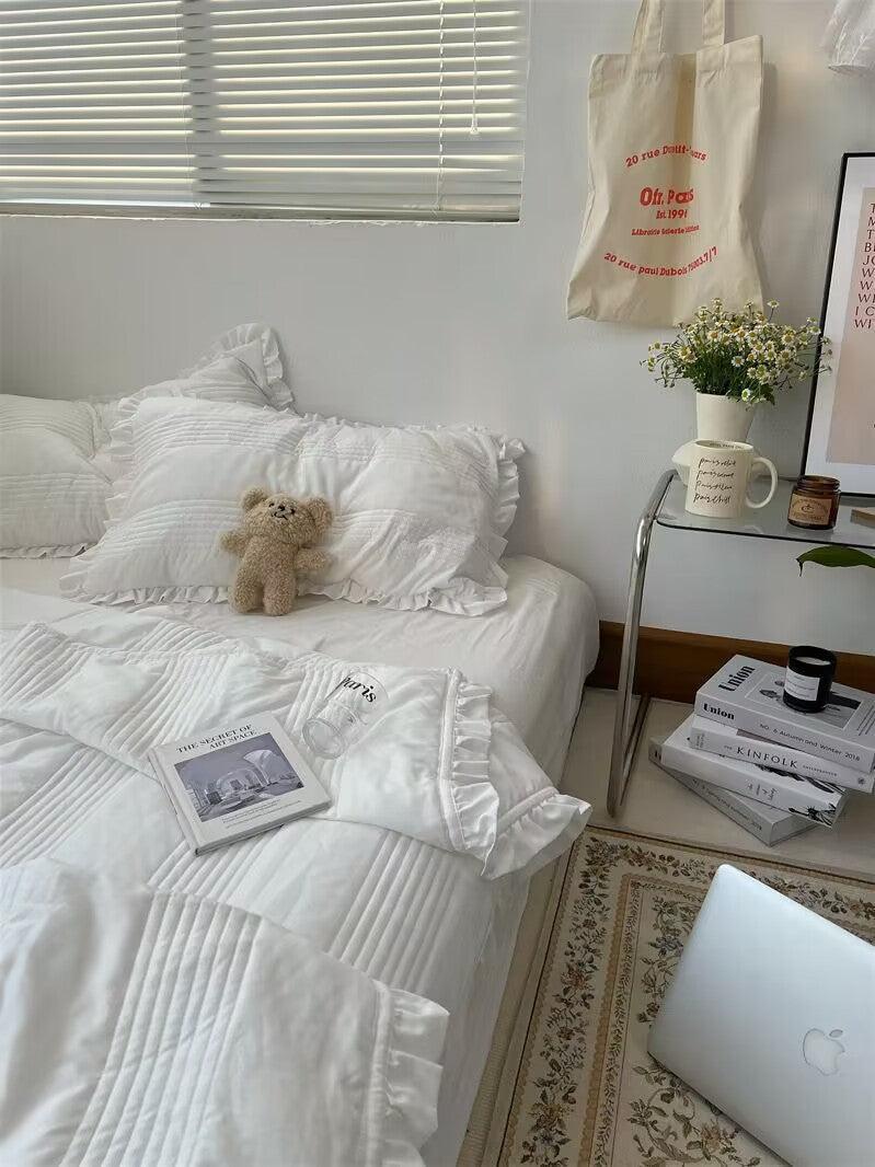 Solid color summer cool air-conditioned thin summer blanket