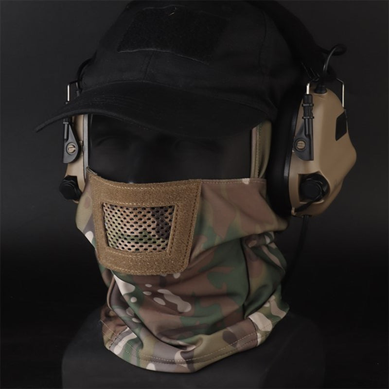 Men's Airsoft Mask, also a balaclava, for paintball, hunting, cycling. Knight style, full face protection.