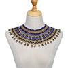 Beaded Clothing Necklace Assembly Beaded Clothing - blue