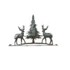 Roodlet Two Reindeer Metal Art