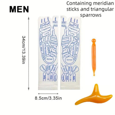 Warp socks English acupoint socks meridian socks massage socks