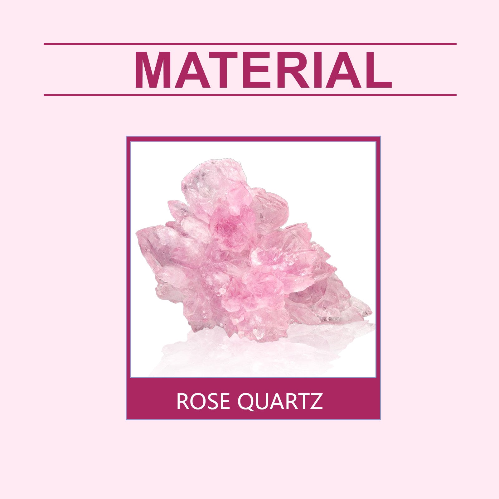 Powder Crystal Bracelet Hand Decoration Clothing Accessories Pink Beads Personality Trend Match