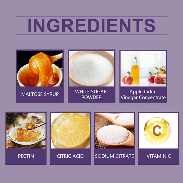 Dietary Gummies, Vitamin Supplement To Improve Immunity Apple Cider Vinegar Fudge