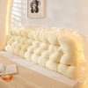 Bedside cushions soft pack bed pillow dormitory reading large back cushion pillow girl sleeping sofa waist protection gift - cream / 50*90cm