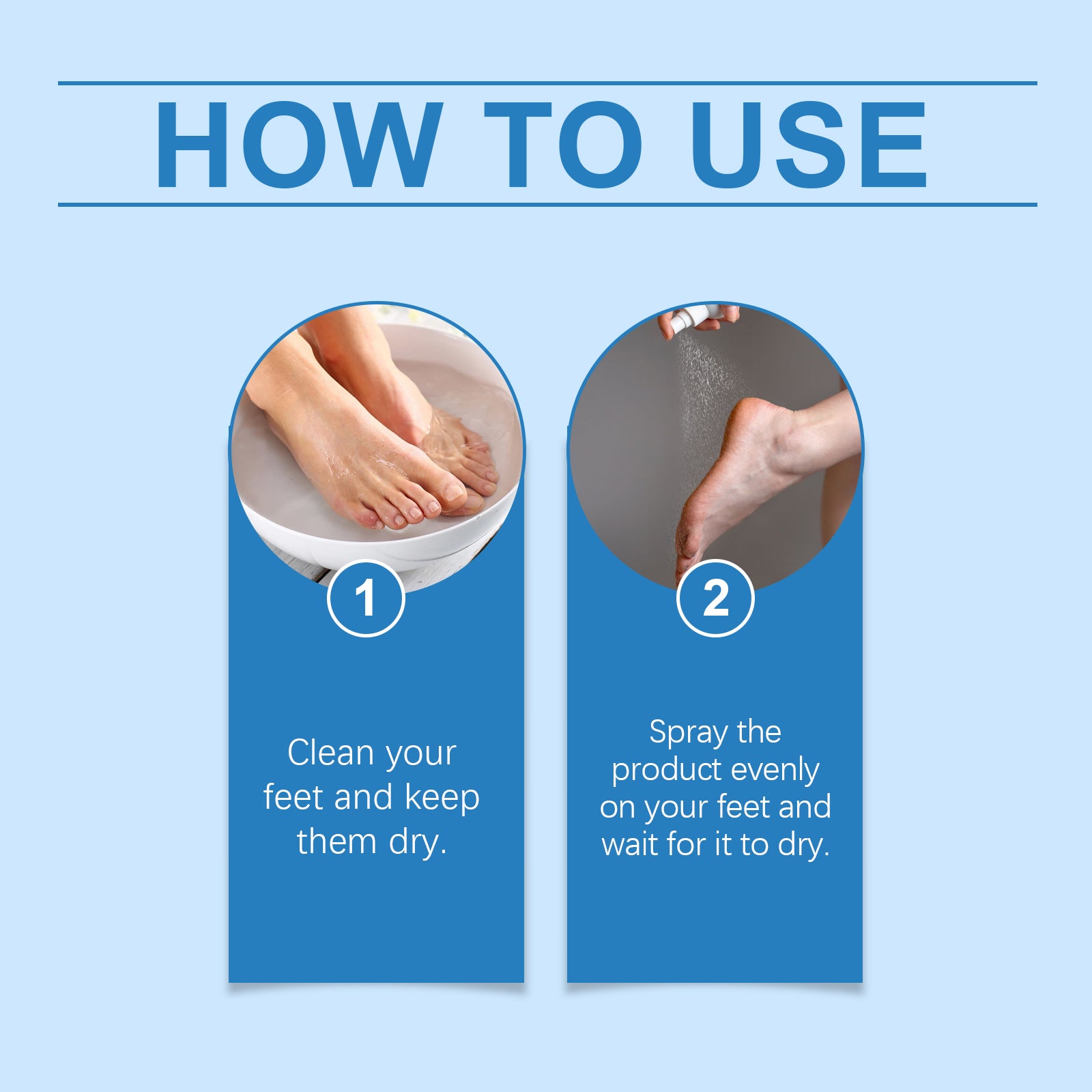 Foot Care Spray Soothing Dry Feet Mild Moisturizing Foot Care Spray