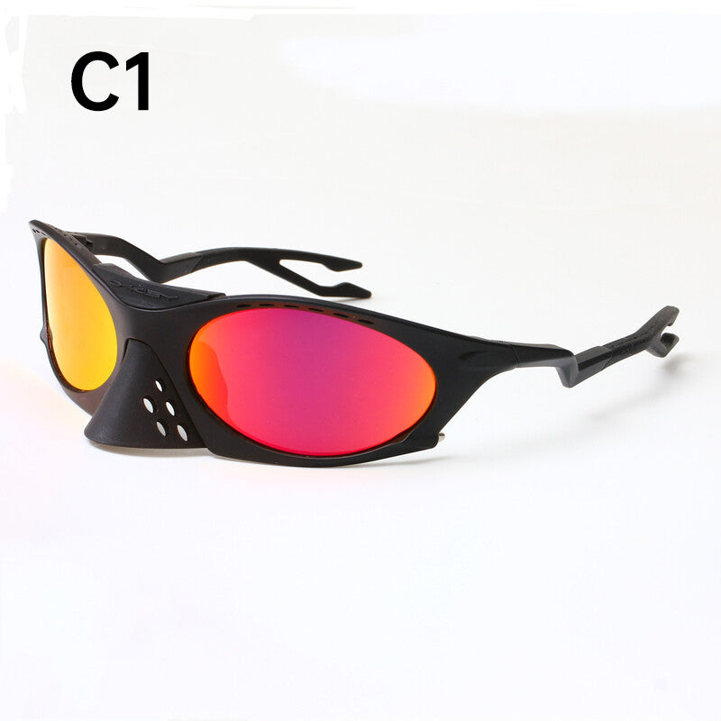 2025 Men's Outdoor Sunglasses: Y2K Cycling/Driving, Polarized, Windproof, INS Trendy