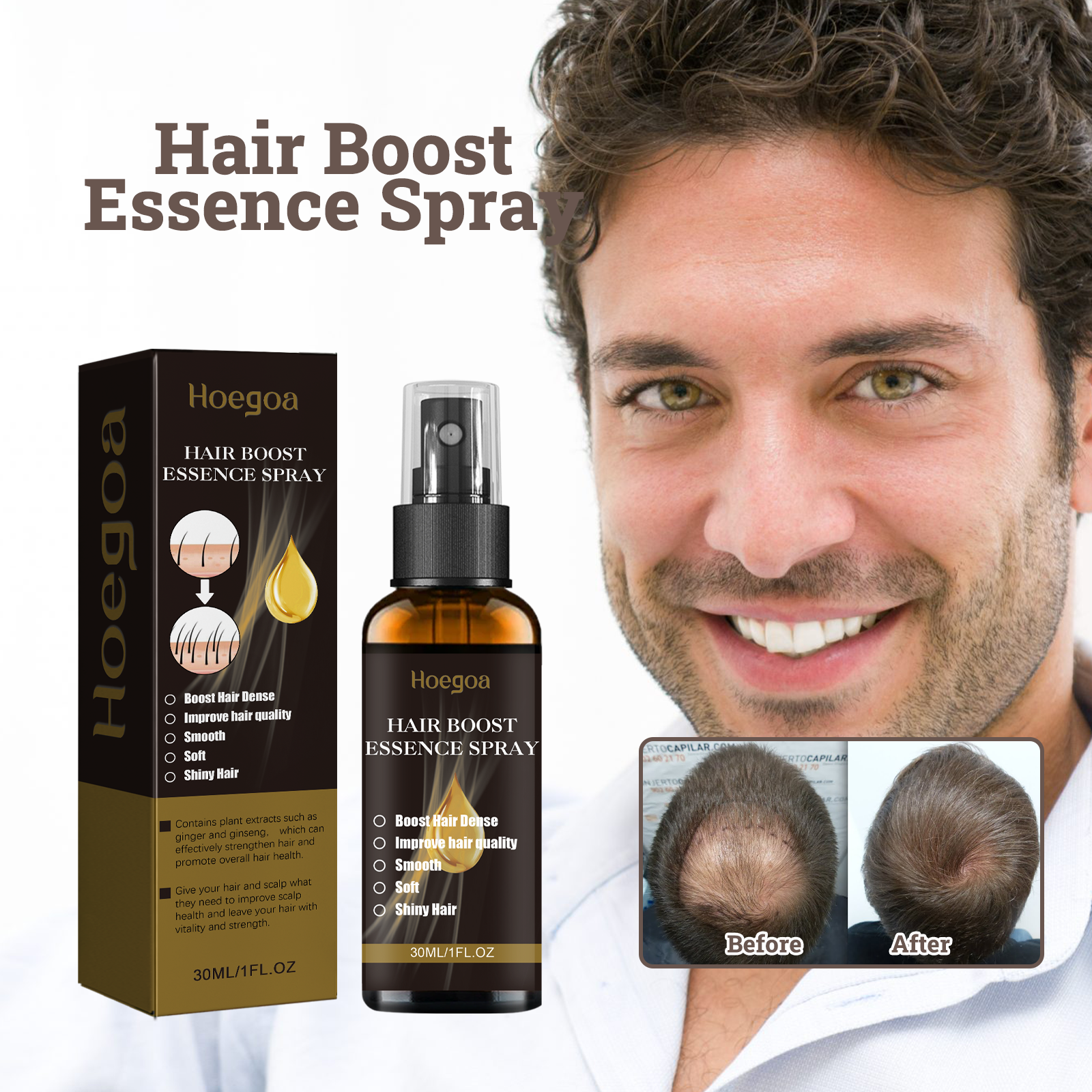 Hair Enhancement Spray Anti-Loss Hair Enhancement Repair Strong And Dense Hair Treatment Spray