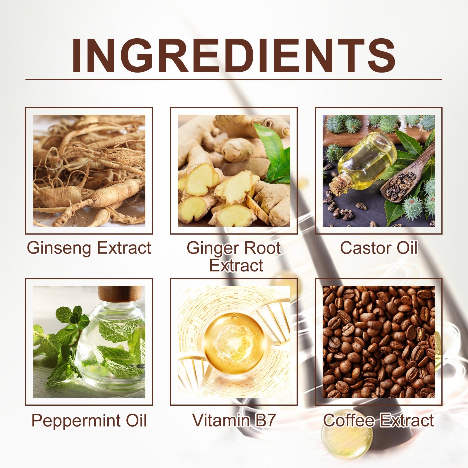 Castor Oil Hair Dense Essential Oil Repair Damaged Hair, Nourish Scalp, Strengthen Hair And Prevent Hair Loss