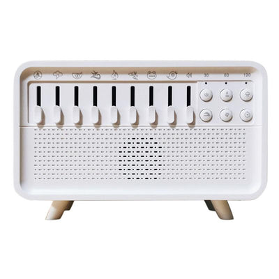 8 - Adjustable - White - Noise Air Aroma Diffuser Humidifier with Night Light and Bluetooth Speaker