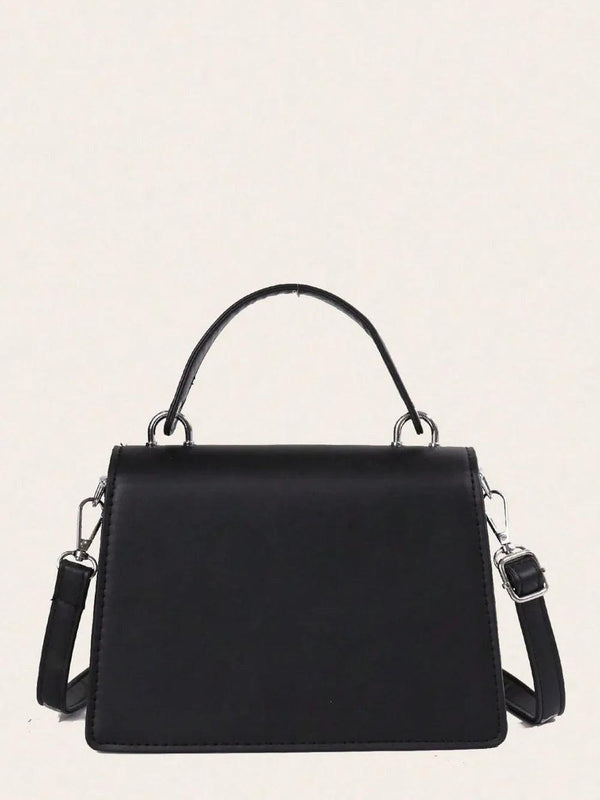 Chain PU Leather Detachable Shoulder Strap Handbag