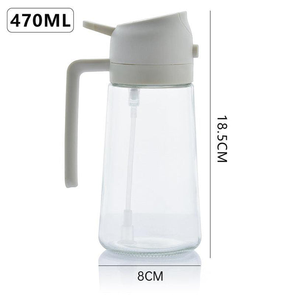 2-in-1 Kitchen Olive Oil Dispenser, Oil Sprayer, Grilling & Picnic Tools