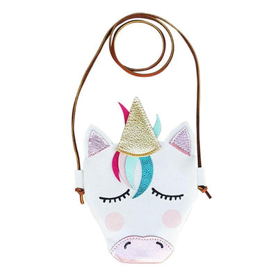 Cute Cartoon Animal Horse Leather Shoulder Bag Coin Purse Messenger Bag Babies Girls Kids Gift Mother Baby Diaper Bags Outdoor