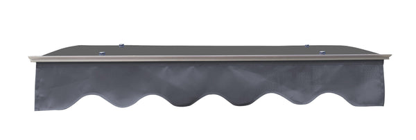 DA4734W Series Door Window Awning Made of 0.137 Inch Thick Crystal Polycarbonate Sheet in size of 47