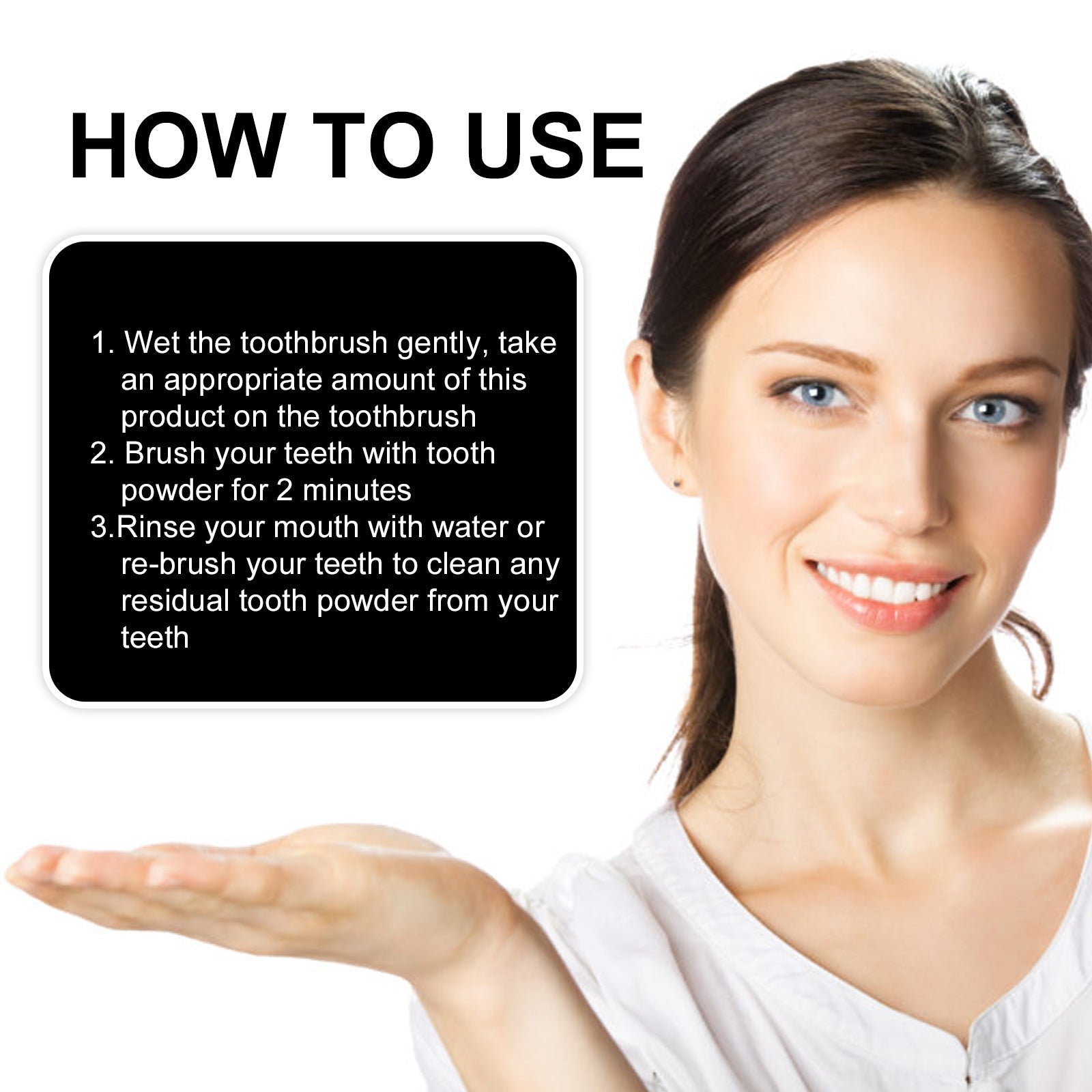 Teeth Whitening Powder, Teeth whitening beauty teeth cleaning tartar teeth yellow smoke teeth care for the mouth