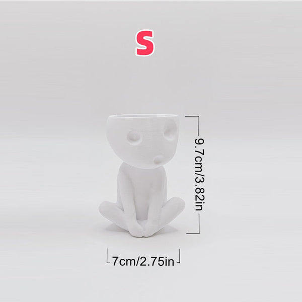 Creative art flower pot with drainage hole multifunctional indoor and outdoor decoration