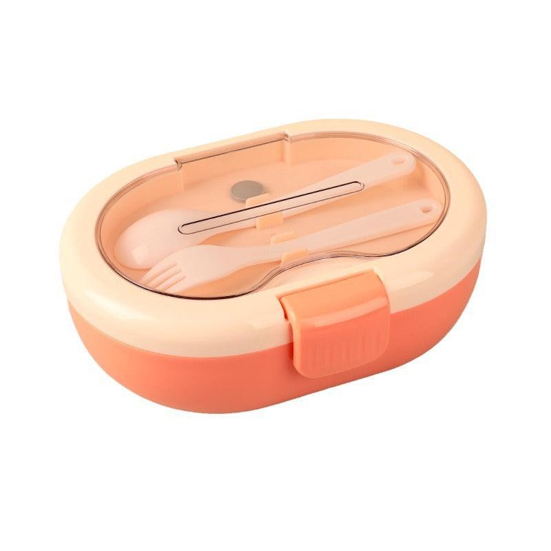 Modern simple food grade microwaveable lunch box with compartments