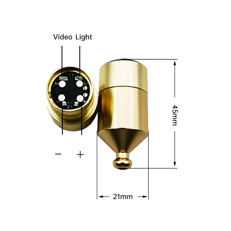 1pc 12 - 28V Underwater Fishing Camera with Infrared, Waterproof Fish Finder Accessories