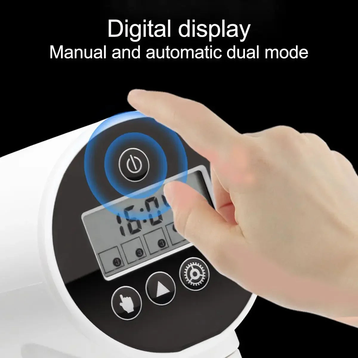 Fish tank feeder intelligent small and large capacity aquarium koi goldfish timed automatic fish feeder