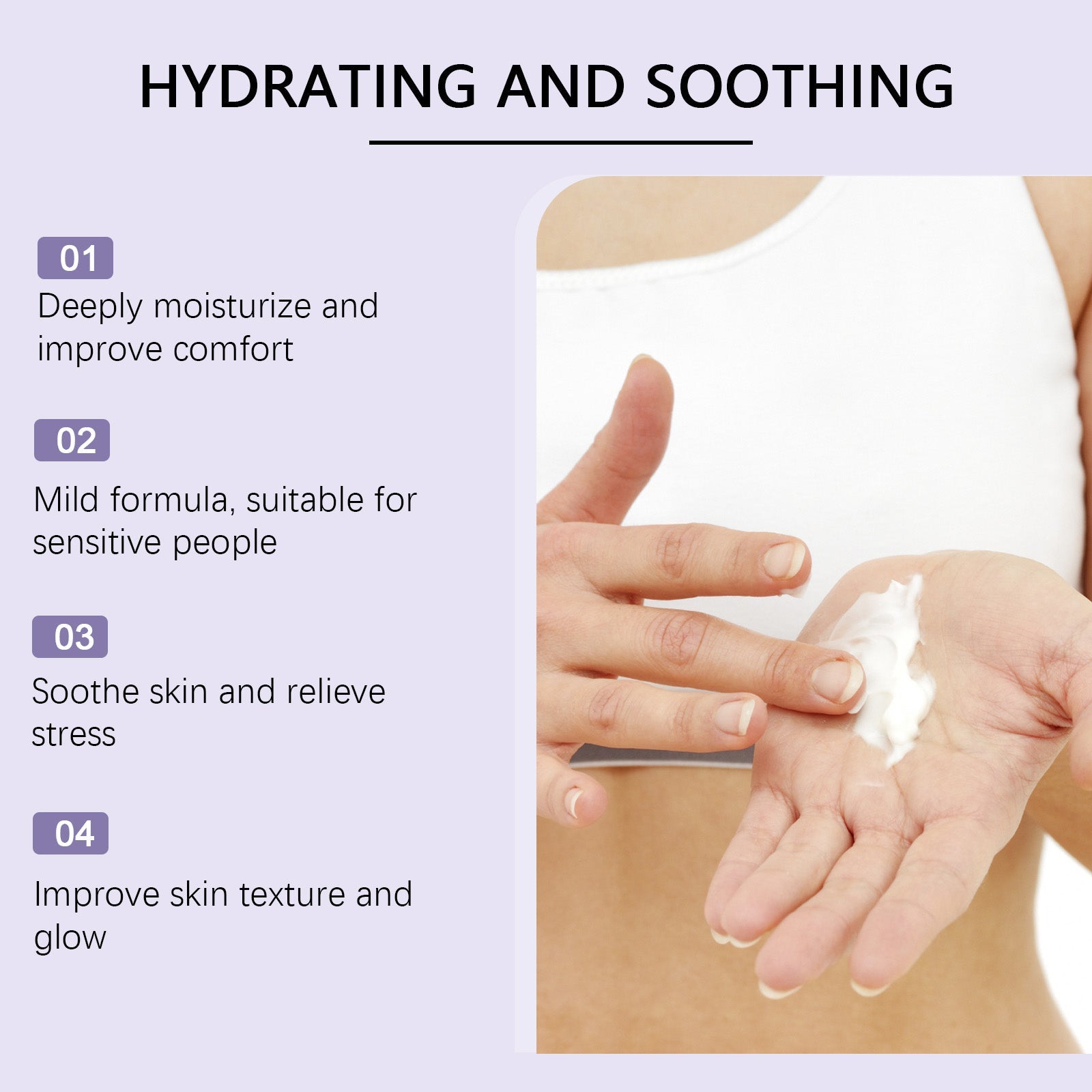 Body Soothing Cream Hydrating Moisturizing Massage Nourishing Soothing Cream For Uncomfortable Body Care