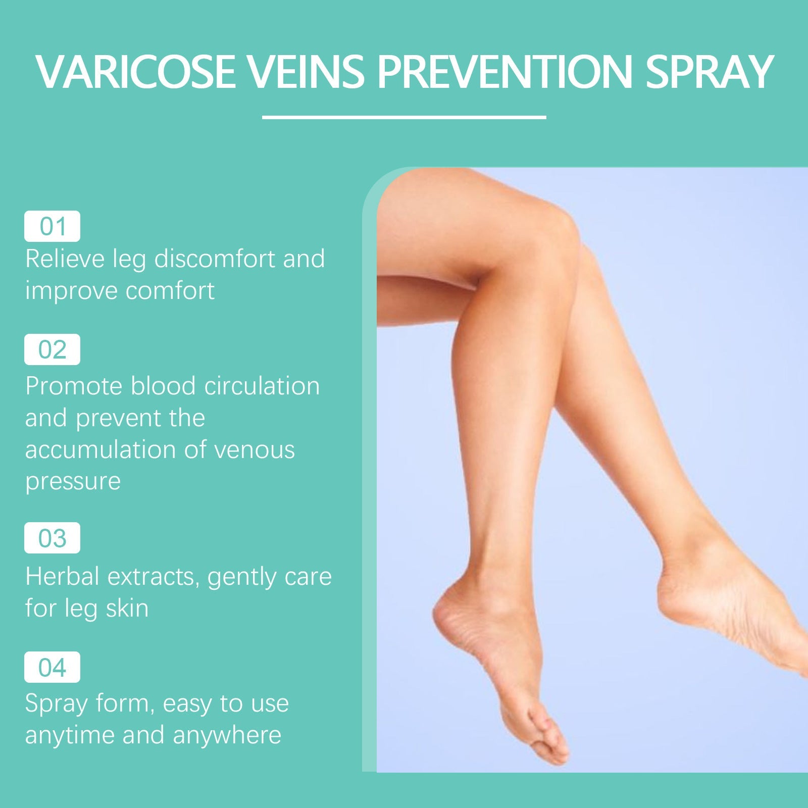 Leg Treatment Spray Leg Massage Treatment Spray Herbal Essence Moisturizes And Pamper The Legs