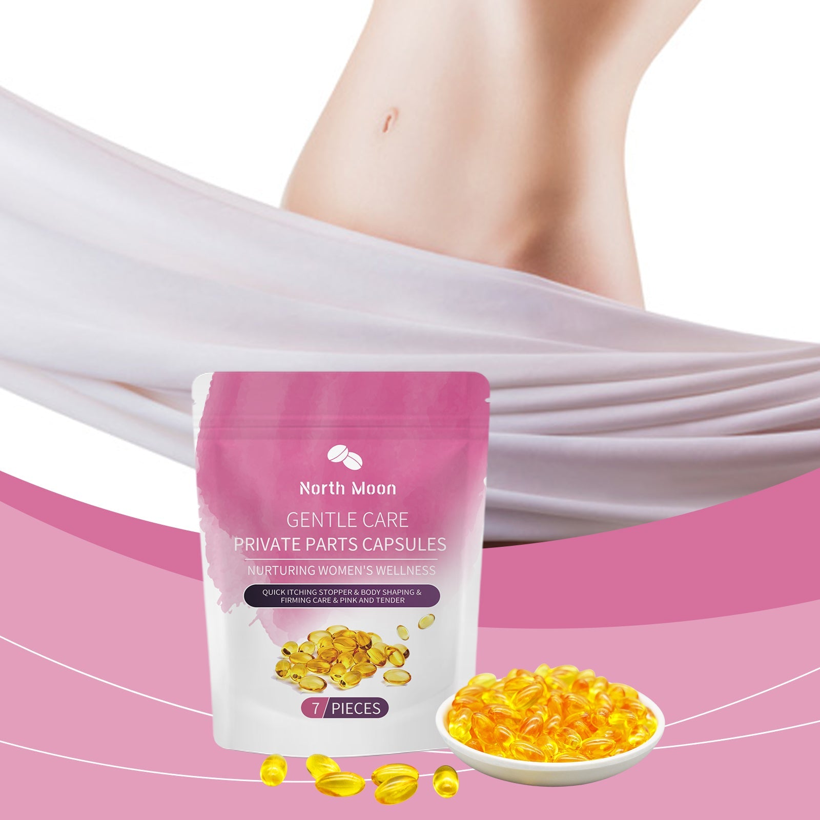 Women's Care Capsules Gentle nourishing women's body skin moisturizing daily care