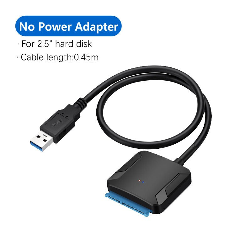 USB 3.0 Easy Drive Cable SATA to USB 3.0 Cable 2.5-inch/3.5-inch Hard Disk Adapter Cable